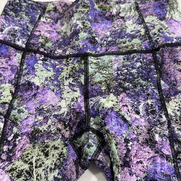 Lululemon Fast & Free Cropped Leggings Purple Iris Size 4 Nulux Fabric - Picture 5 of 13